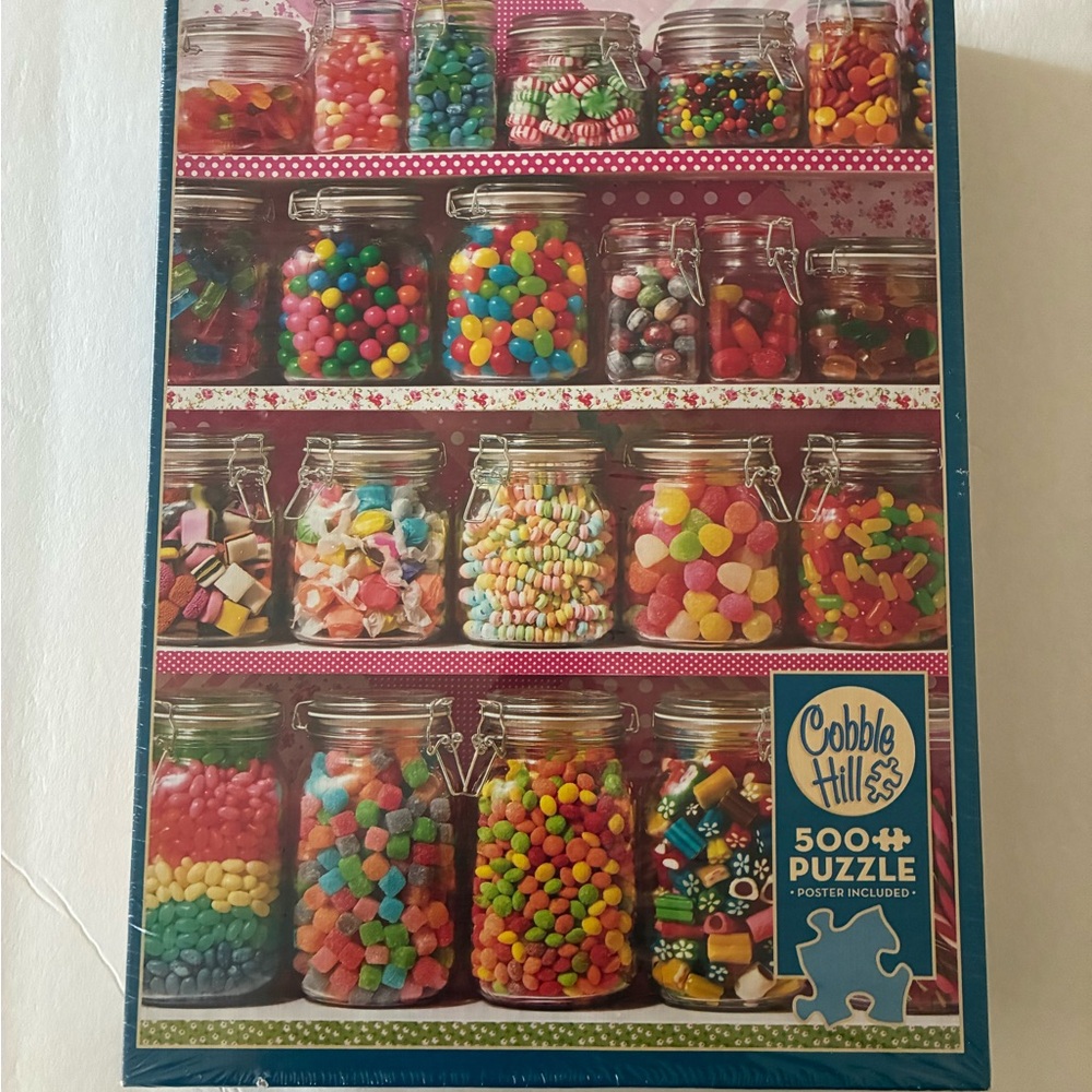 Cobble Hill Candy Jar Puzzle - Colorful Fun SIB Unopened NEW